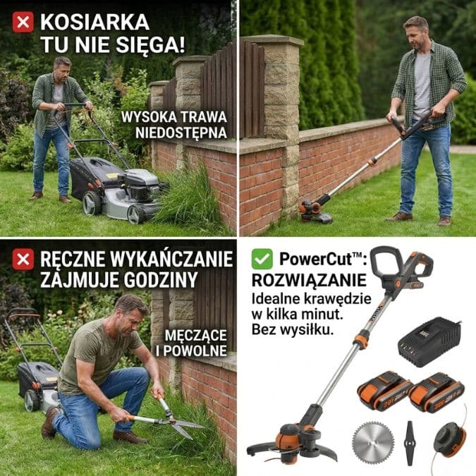 Szczegół użycia PowerCut