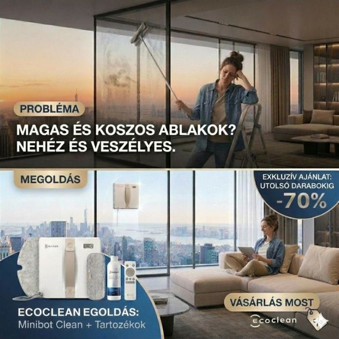 MINIBOT ECOCLEAN probléma és megoldás